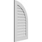 Ekena Millwork Quarter Round Top Right Surface Mount PVC Gable Vent w/ 3-1/2"W x 1"P Standard Frame, 20"W x 38"H GVPQR20X3801SN - alternate 2